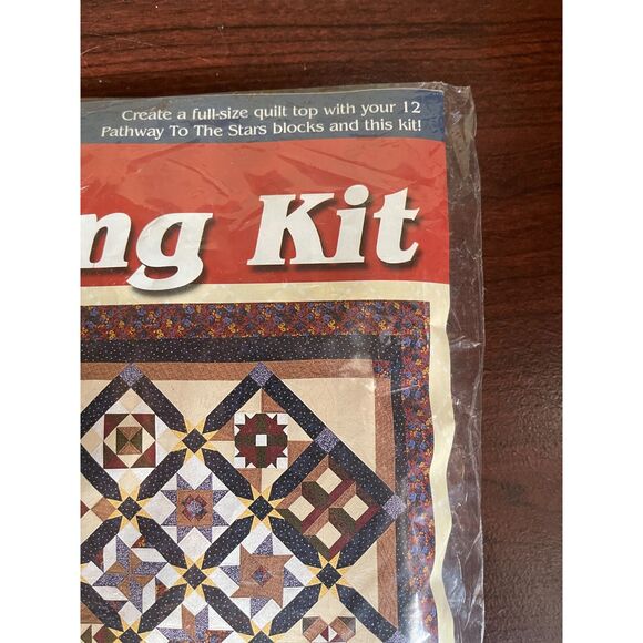 Jo-Ann Fabrics PATHWAY TO THE STARS Quilt Blocks Setting Kit Only - Picture 6 of 7